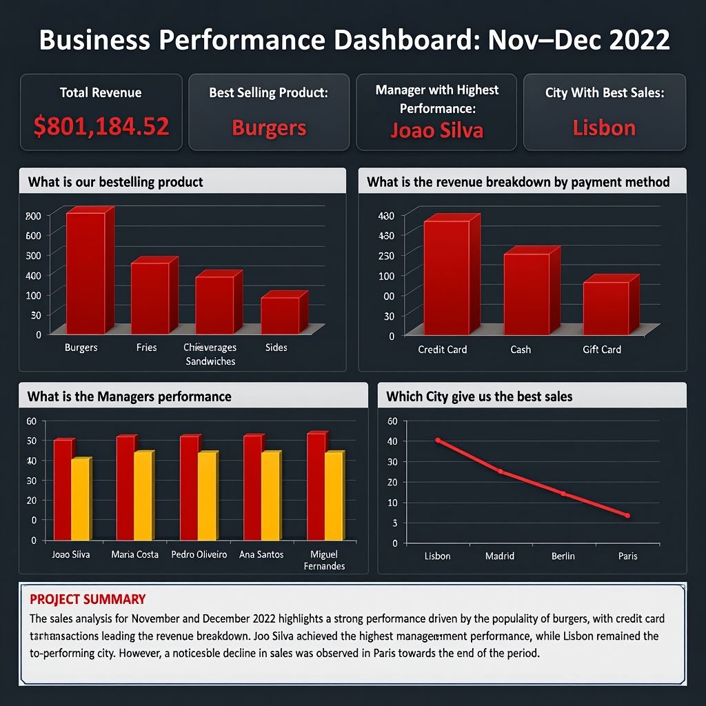 Sales Performance Dashboard