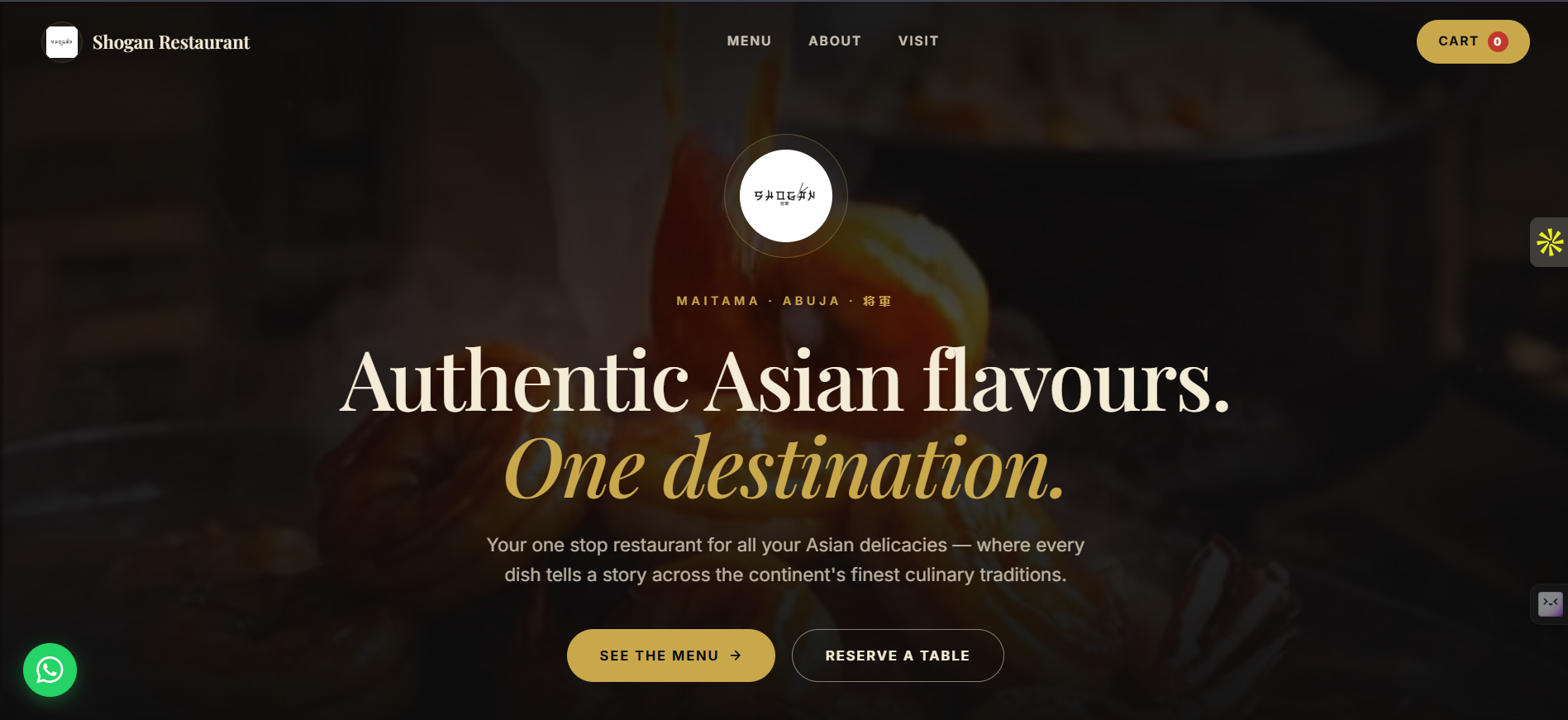 Shogan Restaurant — Pan-Asian dining in Maitama, Abuja